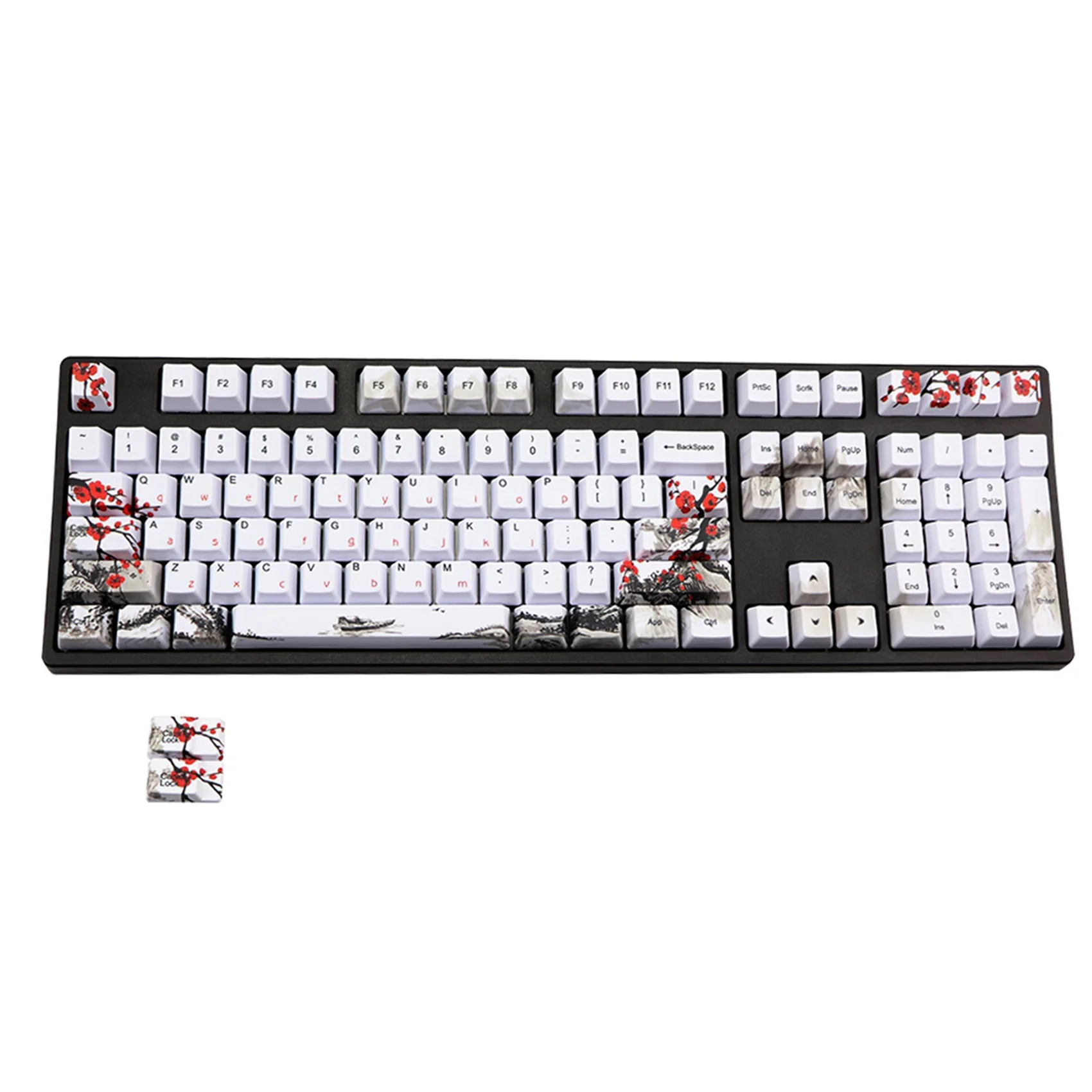 110 Keys PBT Keycap Dye-Sublimation Plum Blossom Cherry Profile Key Cap DIY Mechanical Keyboard Keycap Set US
110 Keys PBT Keycap Dye-Sublimation Plum Blossom Cherry Profile Key Cap DIY Mechanical Keyboard Keycap Set US