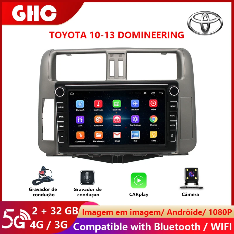 GHC 2 Din Android 11 9 Inch Car Radio For Toyota Domineering 2010-2013 Car Multimedia Video Player Navigaion GPS Audio Speaker
GHC 2 Din Android 11 9 Inch Car Radio For Toyota Domineering 2010-2013 Car Multimedia Video Player Navigaion GPS Audio Speaker
