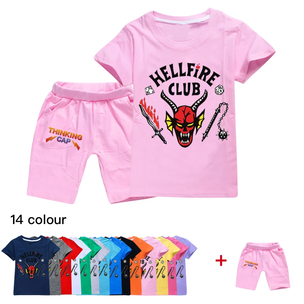 New Kids T Shirt Stranger Things Season 4 Suit Shorts Boys Girl Clothes Fashion Harajuku Costume 2-16Years Children Clothing Set
New Kids T Shirt Stranger Things Season 4 Suit Shorts Boys Girl Clothes Fashion Harajuku Costume 2-16Years Children Clothing Set