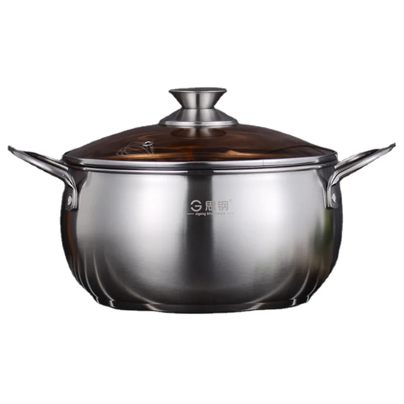 Stainless Steel Stockpot with Thick Composite Steel and Enlarged Shape Pearl for Soup Cooking
Stainless Steel Stockpot with Thick Composite Steel and Enlarged Shape Pearl for Soup Cooking