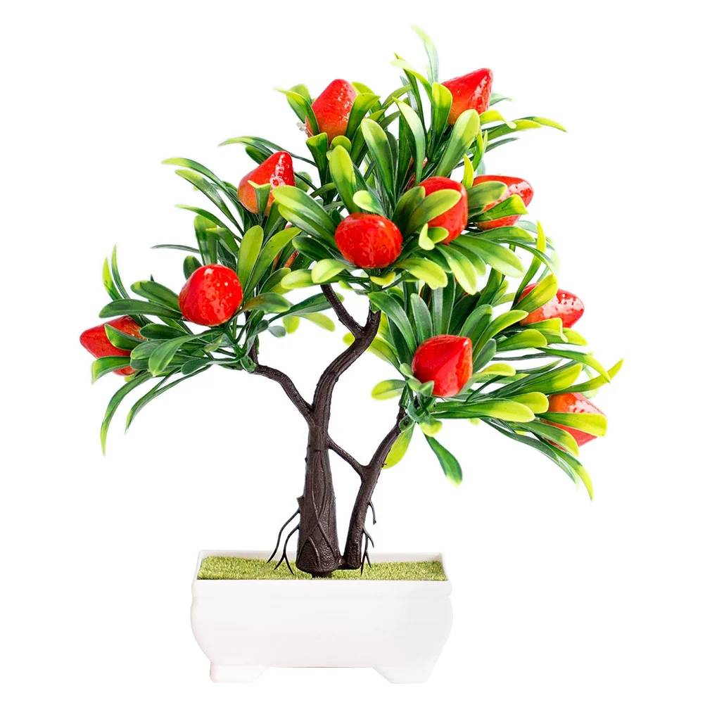 Tree Strawberry Fake Artificial Bonsaipotted Fruit Pot Decor Enchanted Decorations Faux Forest Realisticbearing Decorative Home
Tree Strawberry Fake Artificial Bonsaipotted Fruit Pot Decor Enchanted Decorations Faux Forest Realisticbearing Decorative Home