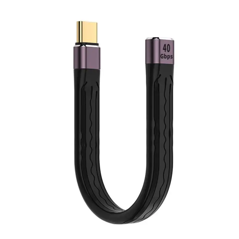 New PD100W 4K Type-c Data Cable USB-C FPC Soft Data Cable 40Gbps PD 100W Fast Charging Cable
New PD100W 4K Type-c Data Cable USB-C FPC Soft Data Cable 40Gbps PD 100W Fast Charging Cable