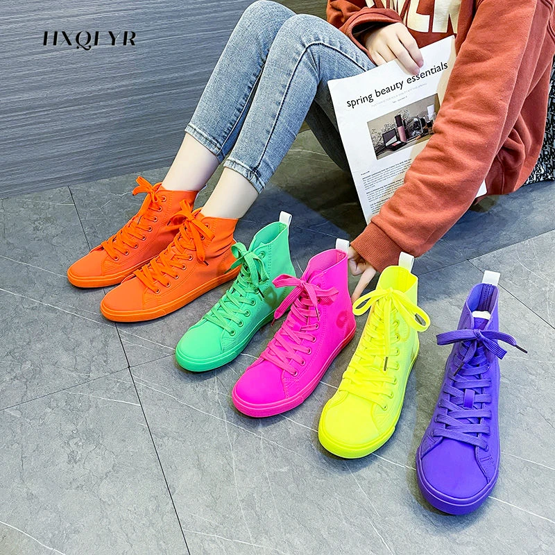 2022 Designer Sneakers Fashion Women's Sports Shoes Casual High Tops Canvas Shoes Lace Up Platform Women Shoes Zapatos De Mujer
2022 Designer Sneakers Fashion Women's Sports Shoes Casual High Tops Canvas Shoes Lace Up Platform Women Shoes Zapatos De Mujer