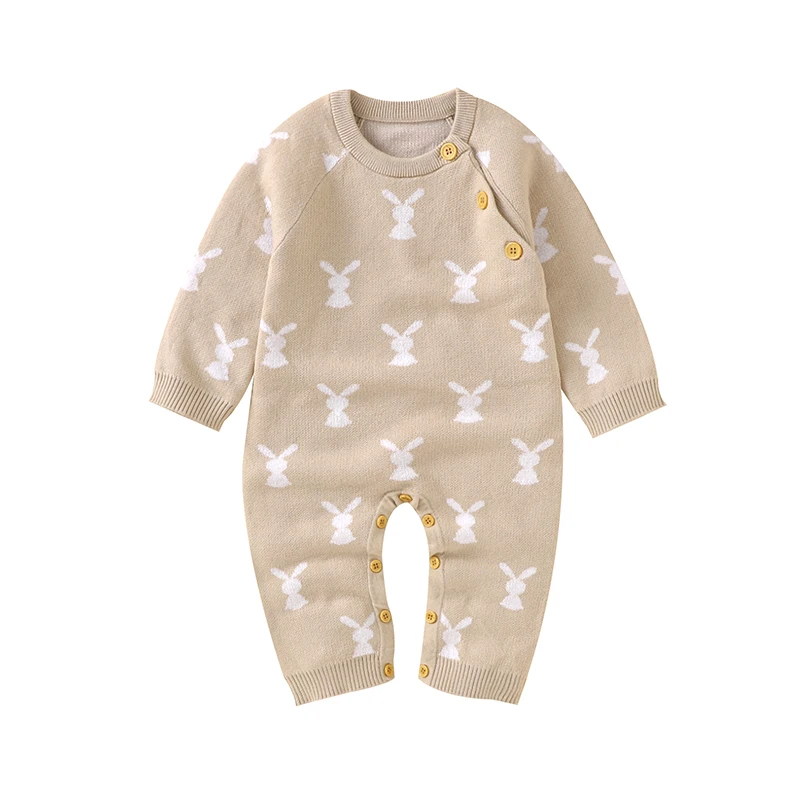 Baby Rompers Spring Cute Rabbit Knitted Newborn Boys Girls Cotton Jumpsuits Long Sleeve One Pieces Infant Easter Outfits Clothes
Baby Rompers Spring Cute Rabbit Knitted Newborn Boys Girls Cotton Jumpsuits Long Sleeve One Pieces Infant Easter Outfits Clothes