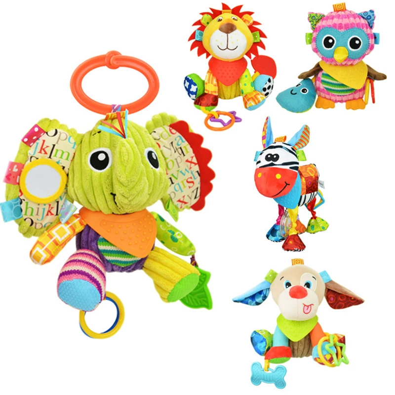 Animal Baby Bell Hand Grasp Educational Toys Infant Rattle Bell Mobility On The Crib Bed Hanging Toy Plush Teether Dolls
Animal Baby Bell Hand Grasp Educational Toys Infant Rattle Bell Mobility On The Crib Bed Hanging Toy Plush Teether Dolls
