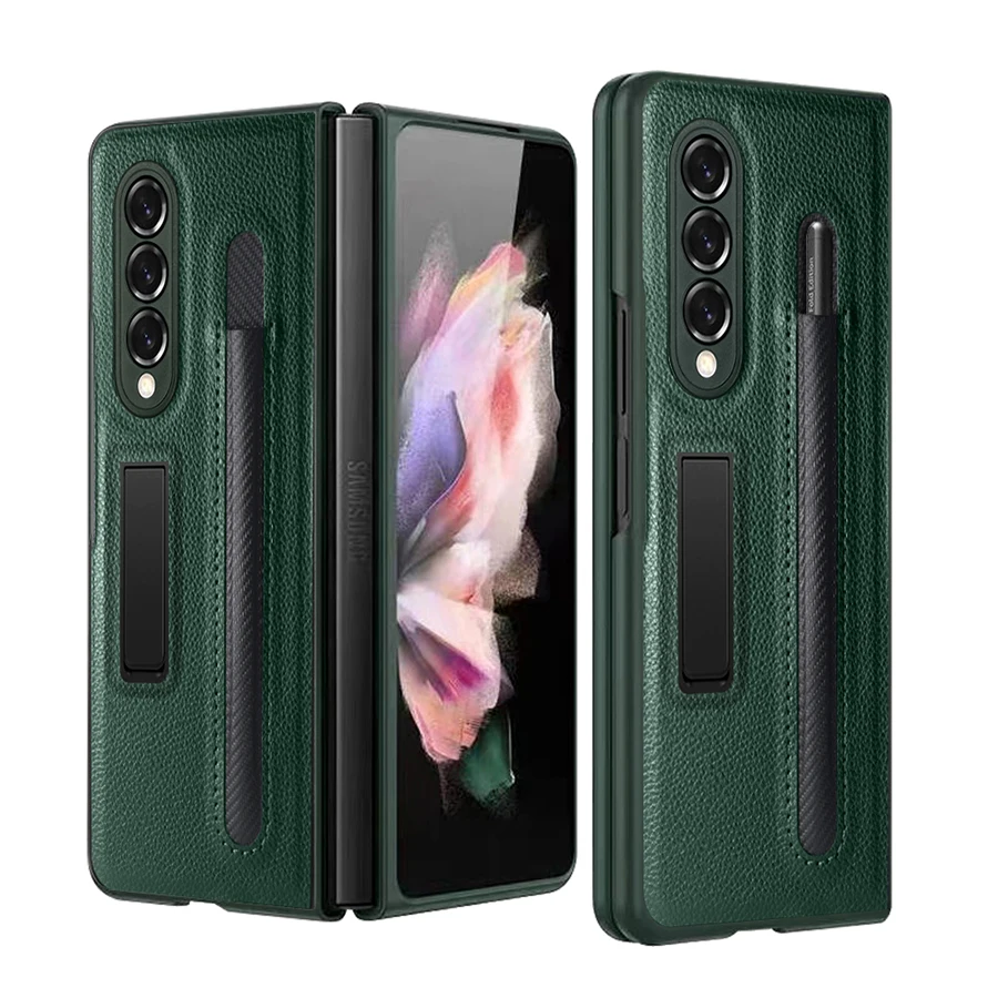For Samsung Galaxy Z Fold 3 5G Case Full Protection With Pen Slot Screen Protector Glass PU Leather Cover Shell For ZFold3 Capa
For Samsung Galaxy Z Fold 3 5G Case Full Protection With Pen Slot Screen Protector Glass PU Leather Cover Shell For ZFold3 Capa