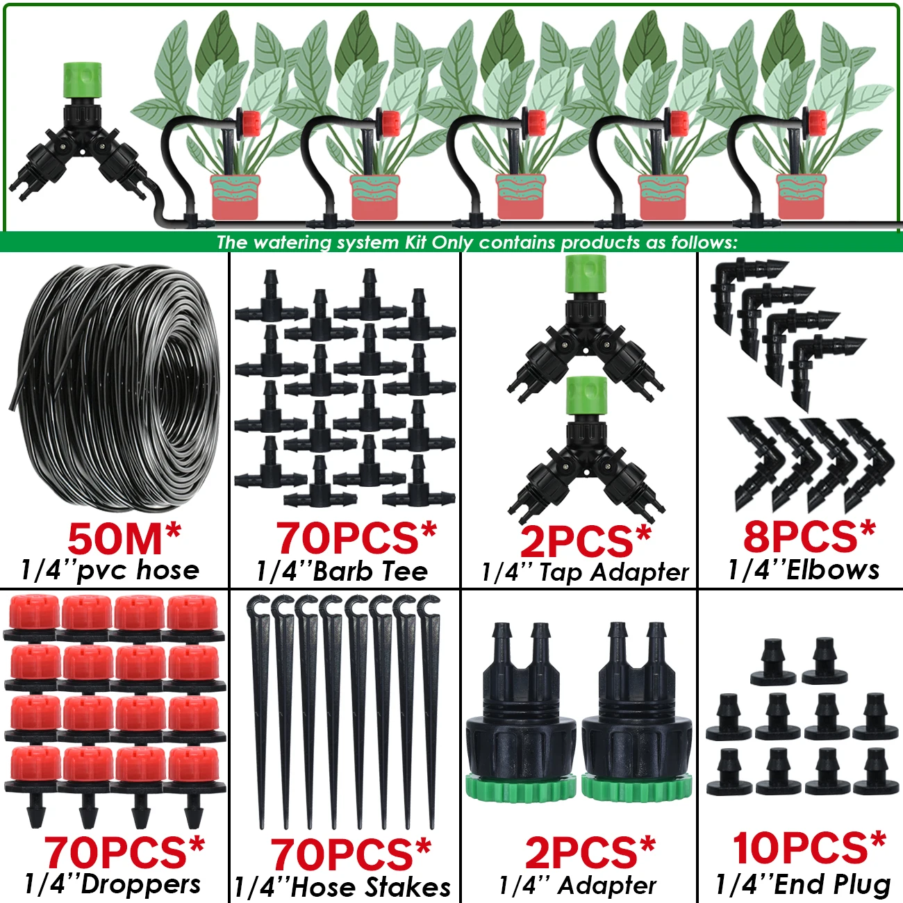 Система капельного орошения KESLA 5-50 м
Система капельного орошения KESLA 5-50 м