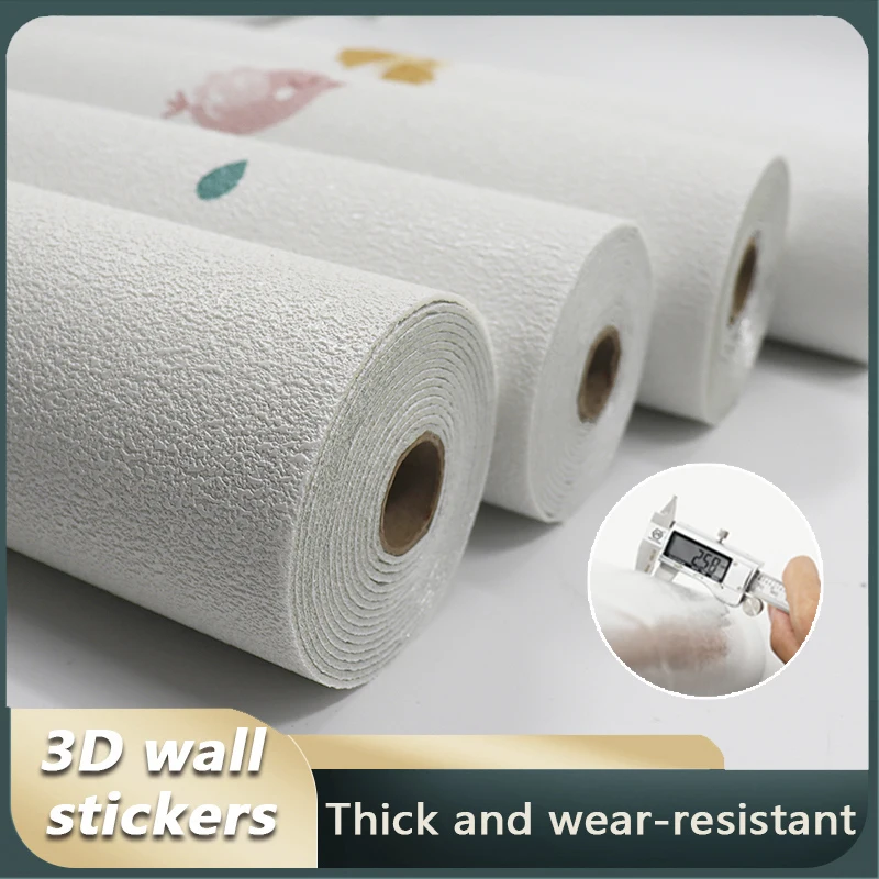 3D Wall Stickers Soundproof And Moisture-Proof Self-Adhesive Wallpaper Foam Wall Stickers Home Children's Living Room Decoration
3D Wall Stickers Soundproof And Moisture-Proof Self-Adhesive Wallpaper Foam Wall Stickers Home Children's Living Room Decoration