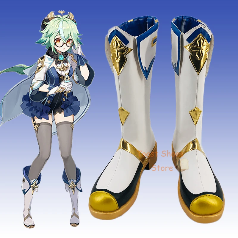 Game Genshin Impact Sucrose Cosplay Boots Comic Game for Con Halloween Party Cosplay Costume Prop Lovely Sexy Style
Game Genshin Impact Sucrose Cosplay Boots Comic Game for Con Halloween Party Cosplay Costume Prop Lovely Sexy Style