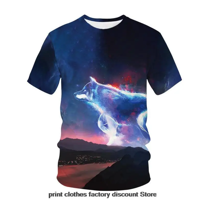 Men 3D Fashion Wolf Pattern Print T-Shirt Summer Short Sleeve O-neck Animal Harajuku Plus Size Clothing Adults And Children Tees
Men 3D Fashion Wolf Pattern Print T-Shirt Summer Short Sleeve O-neck Animal Harajuku Plus Size Clothing Adults And Children Tees