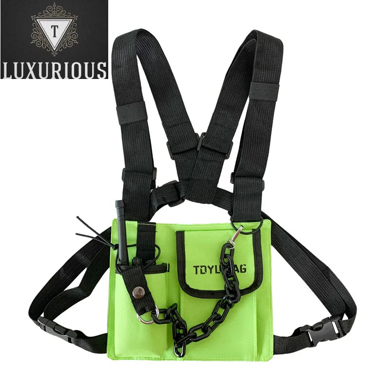 Multifunctional Unisex Rig Bag High Quality Oxford Cloth Men Chest Packs Hip-hop Streetwear Tactical Vest Waist Bags Male
Multifunctional Unisex Rig Bag High Quality Oxford Cloth Men Chest Packs Hip-hop Streetwear Tactical Vest Waist Bags Male