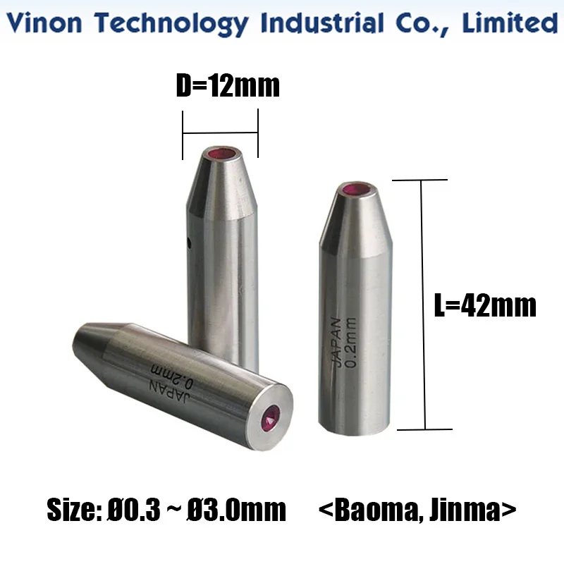d=0,1-3,0 мм (длина 42 мм) направляющая для труб edm Ruby C140D, направляющая для сверления труб для сверления отверстий Jinma Baoma EDM
d=0,1-3,0 мм (длина 42 мм) направляющая для труб edm Ruby C140D, направляющая для сверления труб для сверления отверстий Jinma Baoma EDM