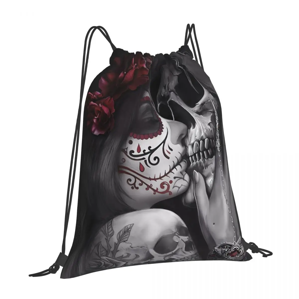 Kissing Skulls 3 Novelty Drawstring Bags Designed For Quirky Tastes Great For School Camping And Outdoor Adventures
Kissing Skulls 3 Novelty Drawstring Bags Designed For Quirky Tastes Great For School Camping And Outdoor Adventures