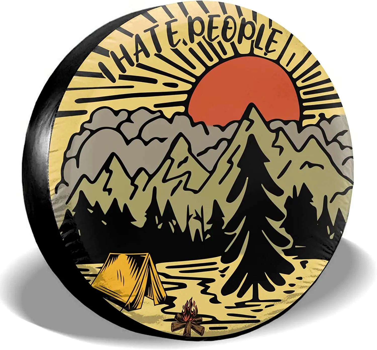 Lobani I Hate People Camper Spare Tire Cover Protectors Weatherproof Universal Wheel Tire Covers for Rv SUV Rv Strailer Truck Ca
Lobani I Hate People Camper Spare Tire Cover Protectors Weatherproof Universal Wheel Tire Covers for Rv SUV Rv Strailer Truck Ca