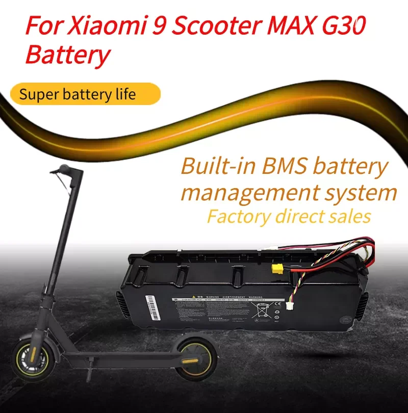 New 18650 36V 16Ah For xiaomi Ninebot G30 No. 9 scooter G30MAX original accessories battery
New 18650 36V 16Ah For xiaomi Ninebot G30 No. 9 scooter G30MAX original accessories battery