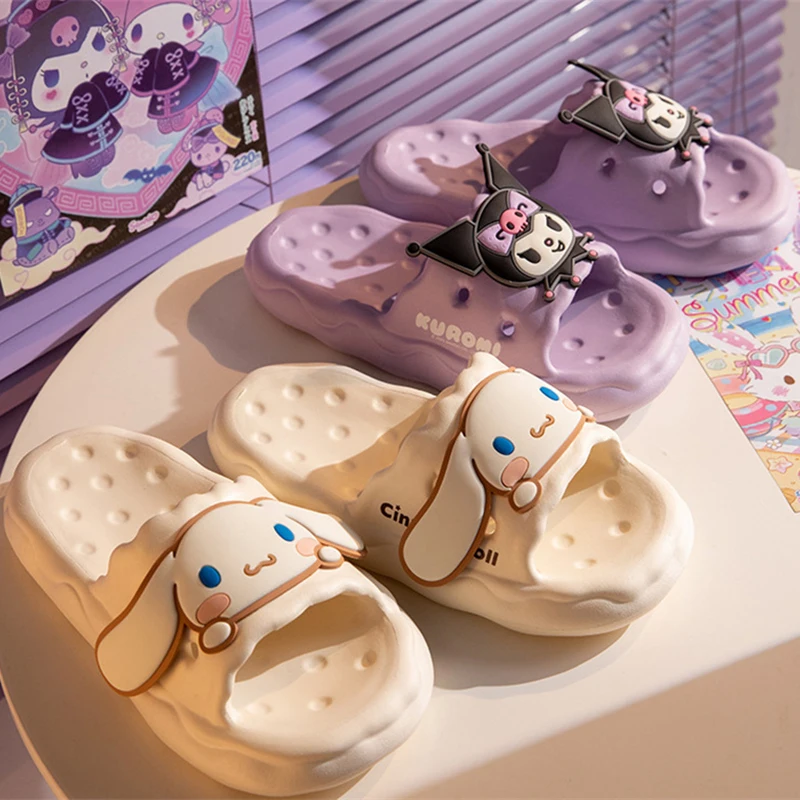 Sanrio Anime Kawaii Kuromi Cinnamoroll Slipper Cute Cartoon My Melody Summer Eva Soft Soled Home Non-Slip Sandals Creative Gifts
Sanrio Anime Kawaii Kuromi Cinnamoroll Slipper Cute Cartoon My Melody Summer Eva Soft Soled Home Non-Slip Sandals Creative Gifts