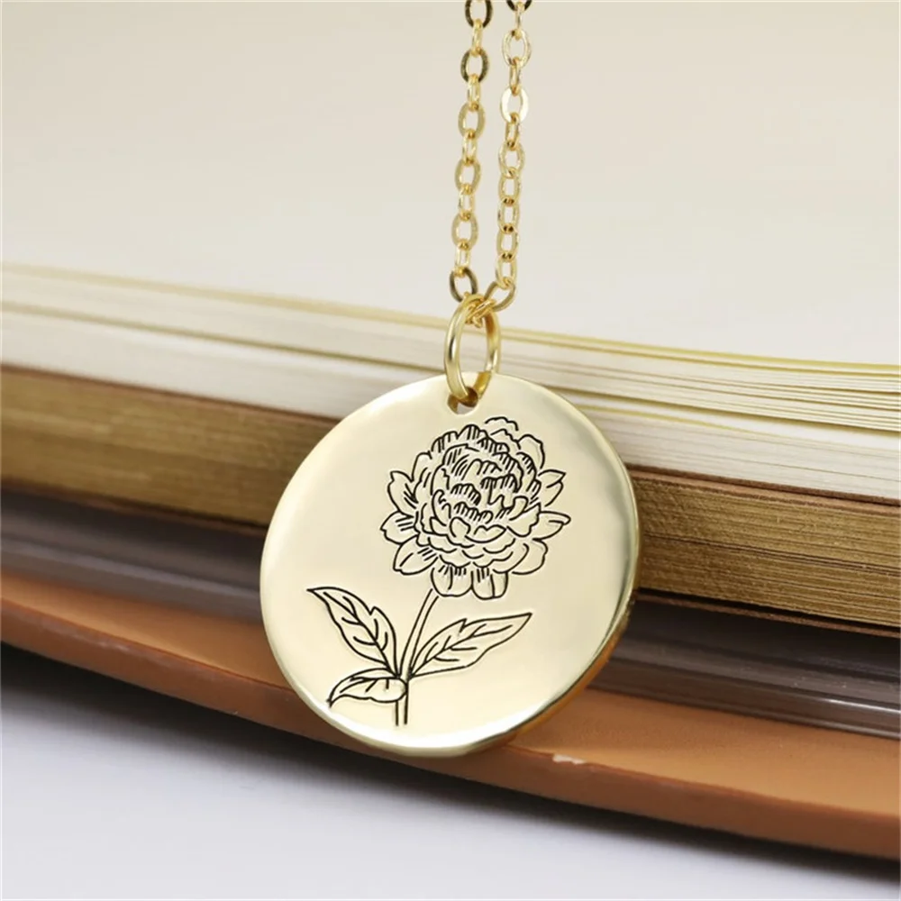 Exquisite Carved Flower Circular Pendant Necklace Unisex Charm Stainless Steel O-Chain Necklace for Women Party Jewelry Gift
Exquisite Carved Flower Circular Pendant Necklace Unisex Charm Stainless Steel O-Chain Necklace for Women Party Jewelry Gift