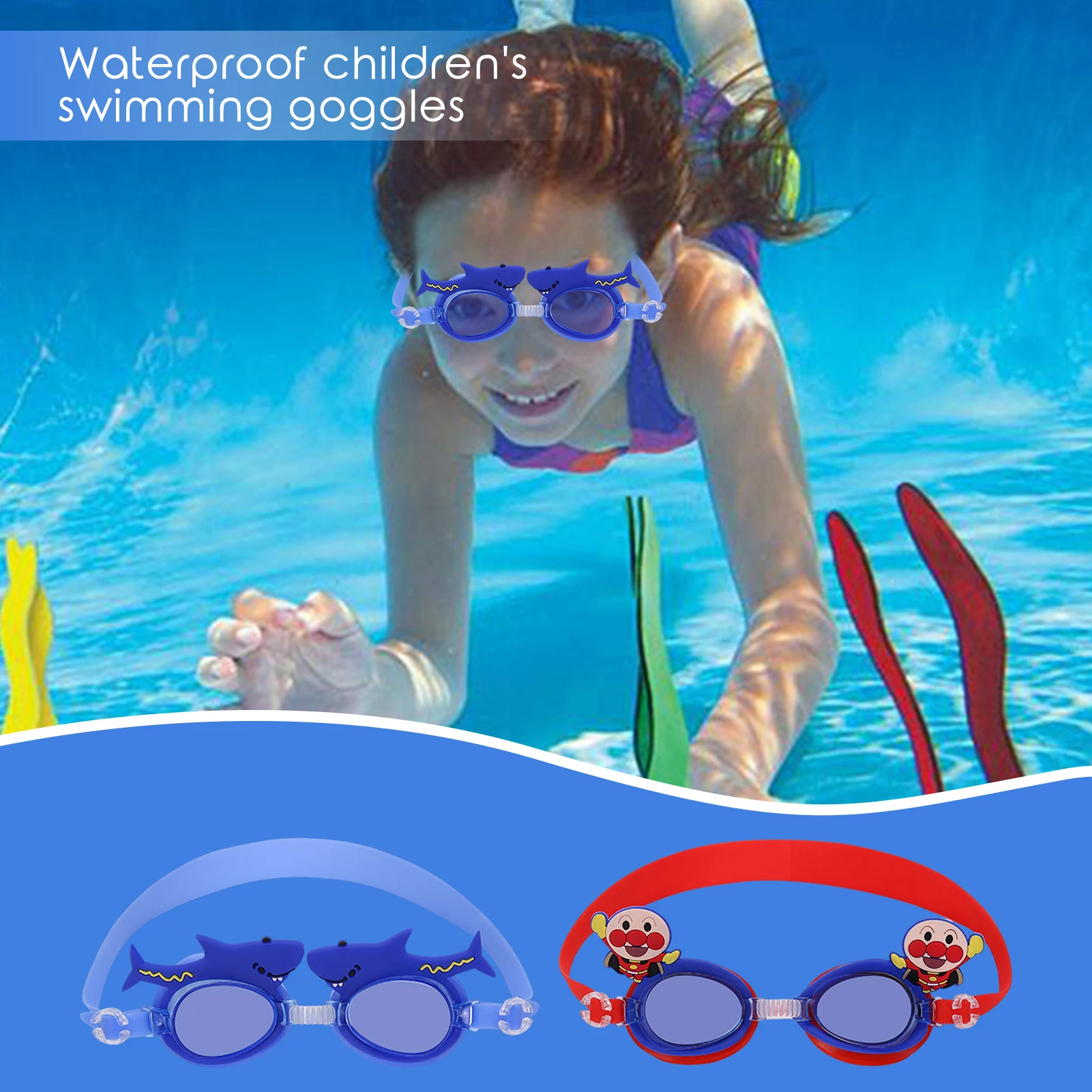 Cartoon Shape Swimming Goggles Unicorn Cute Swim Glasses for Boys and Girls Swimming NIN668
Cartoon Shape Swimming Goggles Unicorn Cute Swim Glasses for Boys and Girls Swimming NIN668