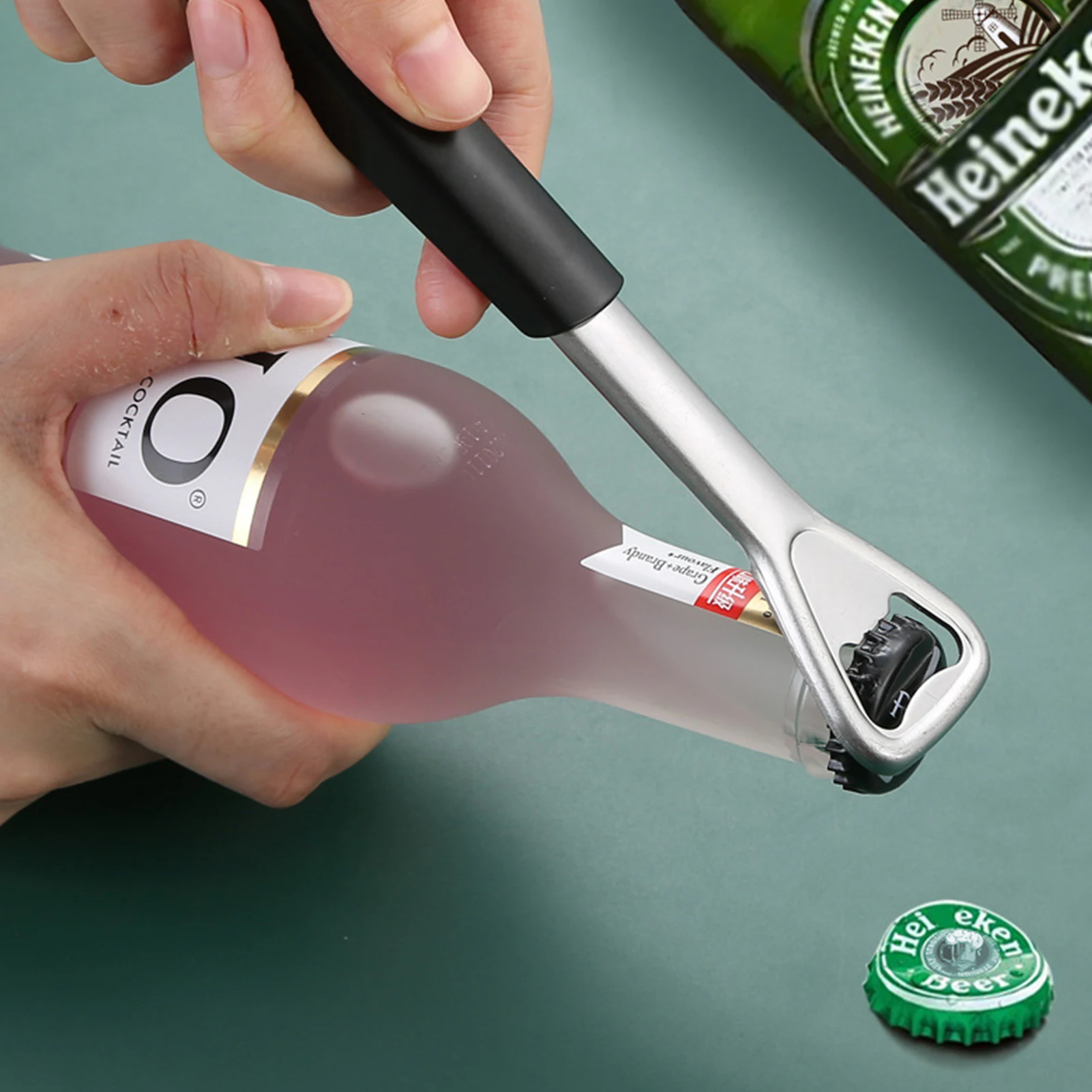 Adjustable Can Opener Rugged and Durable Handheld Can Opener Stainless Steel Multi-Functional Bottle Opener with Non-Slip Grip
Adjustable Can Opener Rugged and Durable Handheld Can Opener Stainless Steel Multi-Functional Bottle Opener with Non-Slip Grip