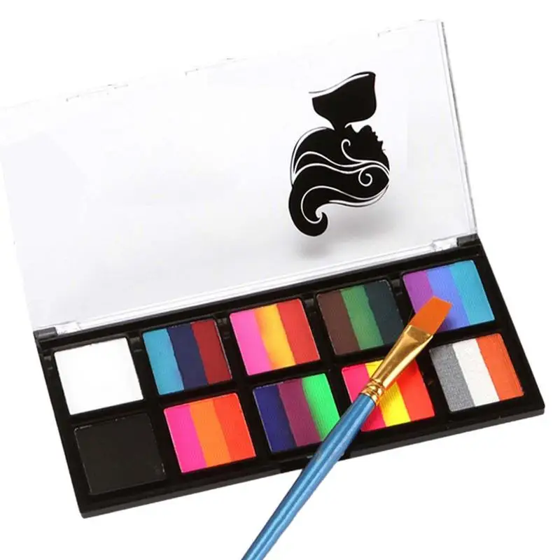 Body Face Paint Palette Washed Face And Body Painting Kit With 10 Colors Makeup Paints Supplies For Halloween Birthday Soccer
Body Face Paint Palette Washed Face And Body Painting Kit With 10 Colors Makeup Paints Supplies For Halloween Birthday Soccer