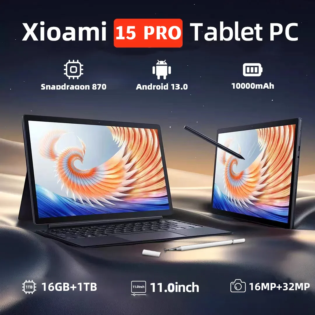 Global Version Tablets Xioami Pad 15 Pro 11 inch HD Original Tablet 5G Wifi Android PC Tablets Google Play Tablets PC Global
Global Version Tablets Xioami Pad 15 Pro 11 inch HD Original Tablet 5G Wifi Android PC Tablets Google Play Tablets PC Global