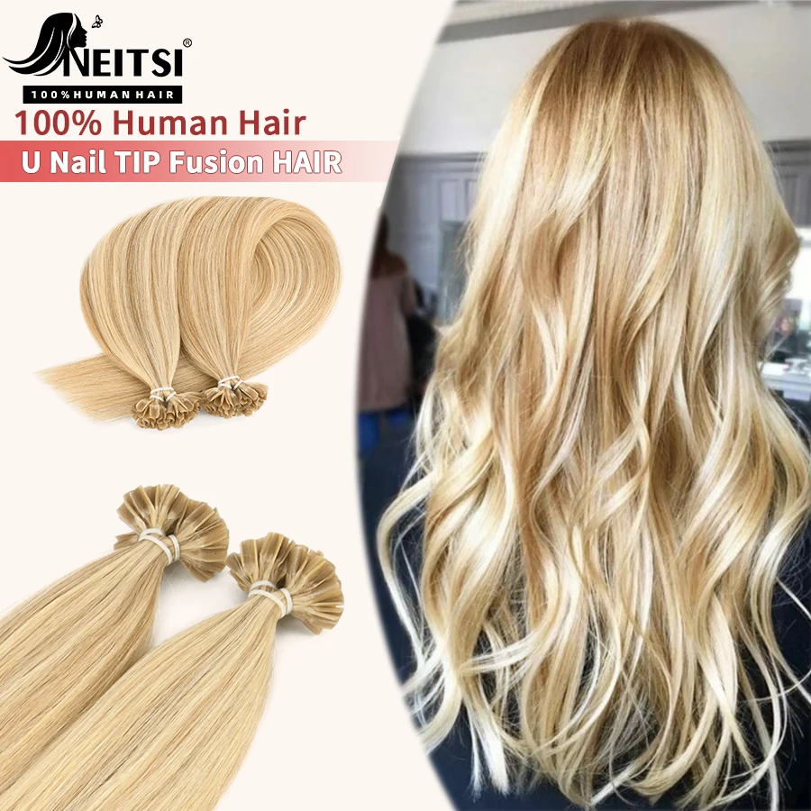 Neitsi Straight Keratin Human Fusion Hair Nail U Tip Machine Made Remy Pre bonded Human Hair Extensions 1.0g/pcs Muti-Color
Neitsi Straight Keratin Human Fusion Hair Nail U Tip Machine Made Remy Pre bonded Human Hair Extensions 1.0g/pcs Muti-Color