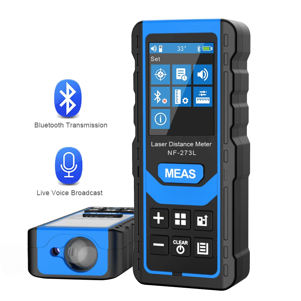NF-273L Professional Digital Red Laser Rangefinder Smart Laser Distance Meter Electronic Roulette Range Finder Measure Tool
NF-273L Professional Digital Red Laser Rangefinder Smart Laser Distance Meter Electronic Roulette Range Finder Measure Tool