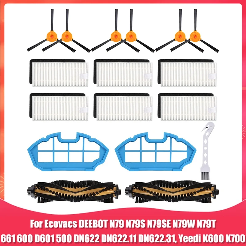Replacement Accessories Kit For Ecovacs Deebot N79 N79S N79SE N79W DN622 DN622.11 DN622.31 Robot Vacuum Cleaner
Replacement Accessories Kit For Ecovacs Deebot N79 N79S N79SE N79W DN622 DN622.11 DN622.31 Robot Vacuum Cleaner