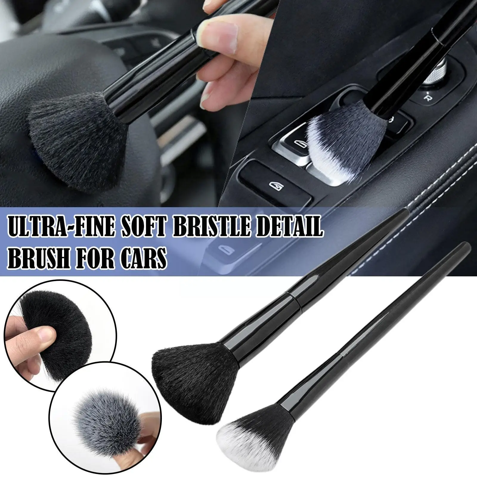 Super Soft Auto Interior Detail With Synthetic Bristles Duster Brush For Car Dash Air Outlet Wheel Ultra-soft Detailing Bru B9s4
Super Soft Auto Interior Detail With Synthetic Bristles Duster Brush For Car Dash Air Outlet Wheel Ultra-soft Detailing Bru B9s4