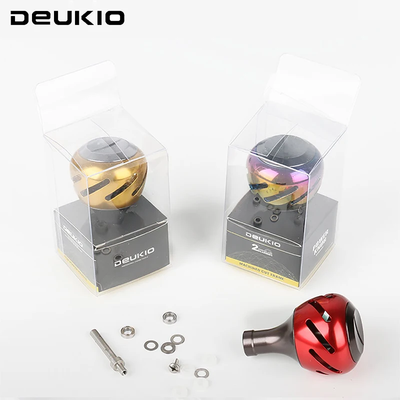 DEUKIO 30/35/38mm Fishing Reel Handle Knob for Shimano Daiwa Spinning Reel All Metal Colorful Diamond-shaped Hole Rocker Knob
DEUKIO 30/35/38mm Fishing Reel Handle Knob for Shimano Daiwa Spinning Reel All Metal Colorful Diamond-shaped Hole Rocker Knob