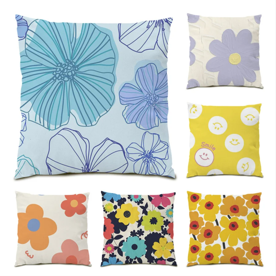 New Home Decoration Polyester Linen 45x45 Cushions Cover Flower Series Sofa Decorative Pillow Cases Leaf Velvet Pillowcase E0427
New Home Decoration Polyester Linen 45x45 Cushions Cover Flower Series Sofa Decorative Pillow Cases Leaf Velvet Pillowcase E0427