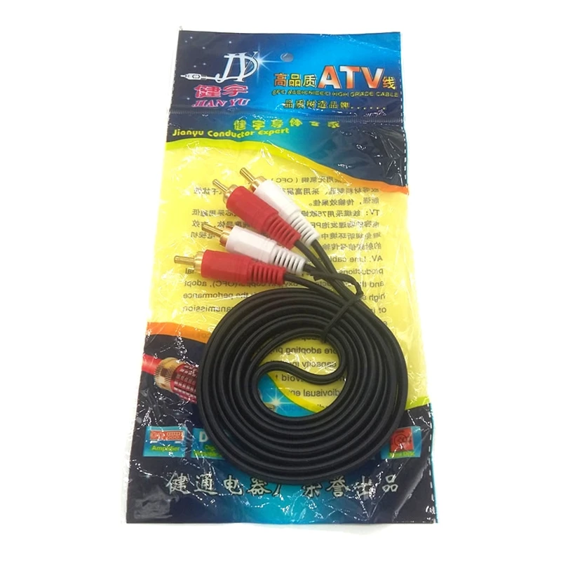 Кабель L43D 1,5/3/5 м 2RCA штекер на 2 RCA штекер стерео двойной кабель AV кабель для DVD TV Sound аксессуары для усилителей 
Кабель L43D 1,5/3/5 м 2RCA штекер на 2 RCA штекер стерео двойной кабель AV кабель для DVD TV Sound аксессуары для усилителей