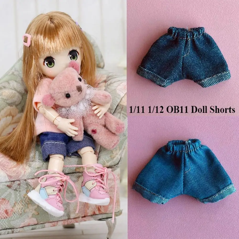 Handmade Doll Shorts For 10~20cm Doll Jeans Shorts Outfits Doll Clothes For 1/11 1/12 OB11 Dolls Wear Kids Toy Doll Accessories
Handmade Doll Shorts For 10~20cm Doll Jeans Shorts Outfits Doll Clothes For 1/11 1/12 OB11 Dolls Wear Kids Toy Doll Accessories