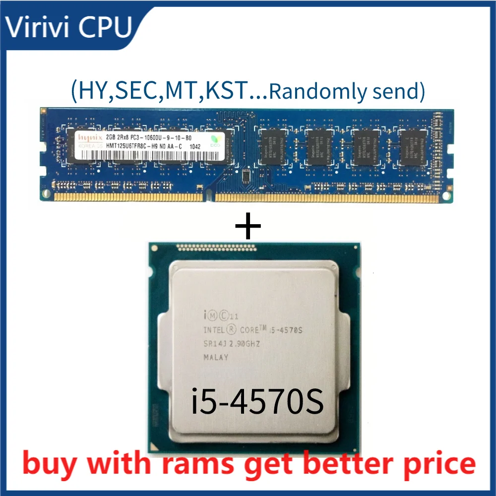 DDR3 2G 1333Mhz with i5-4570S CPU Processor 2.9GHz 6M Cache LGA 1156 i5-4570S CPU
DDR3 2G 1333Mhz with i5-4570S CPU Processor 2.9GHz 6M Cache LGA 1156 i5-4570S CPU