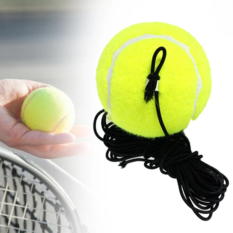Tennis Training Elastic Rope Ball Indoor Single Person Rebound Tennis Trainer Portable Ball Rubber Tennis Plus Rope Accessories 
Tennis Training Elastic Rope Ball Indoor Single Person Rebound Tennis Trainer Portable Ball Rubber Tennis Plus Rope Accessories
