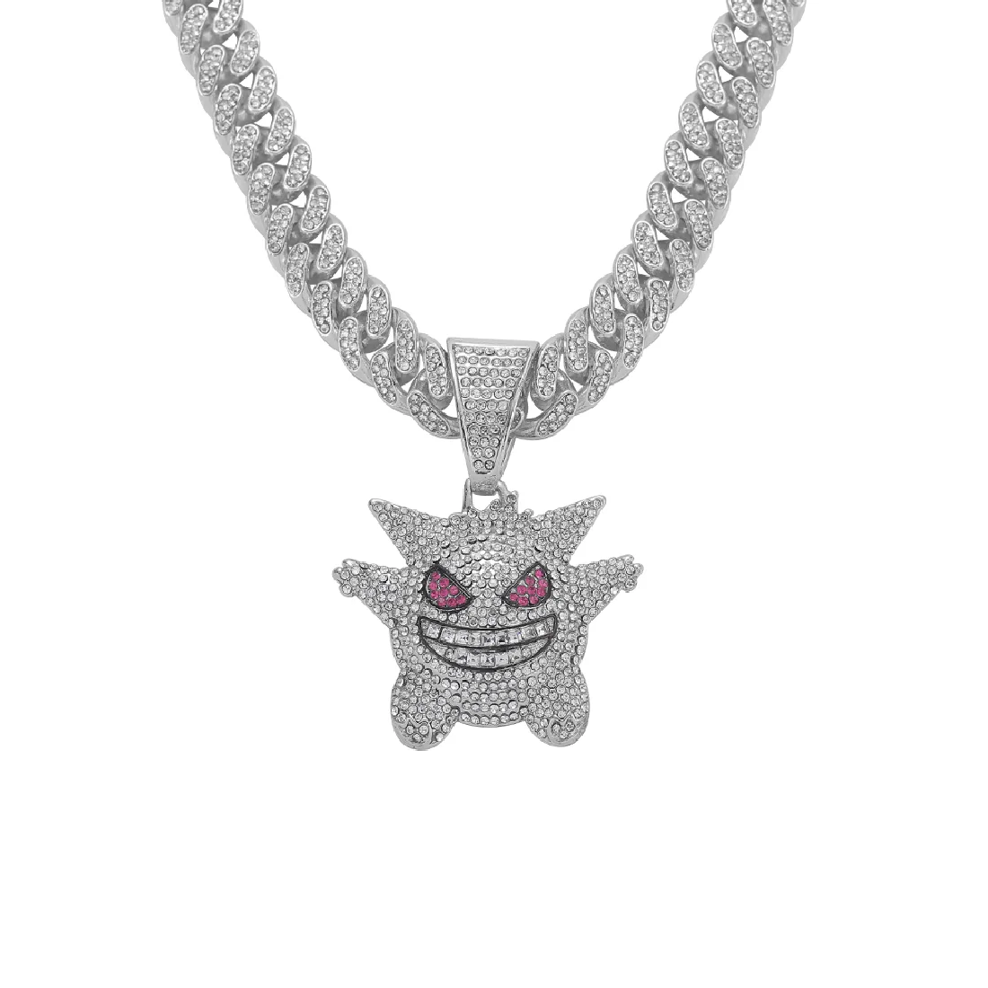 Iced Out Men's Cuban Link Chain With Pendants Alloy Crystal Jewlry Party Gift N331+AC003
Iced Out Men's Cuban Link Chain With Pendants Alloy Crystal Jewlry Party Gift N331+AC003