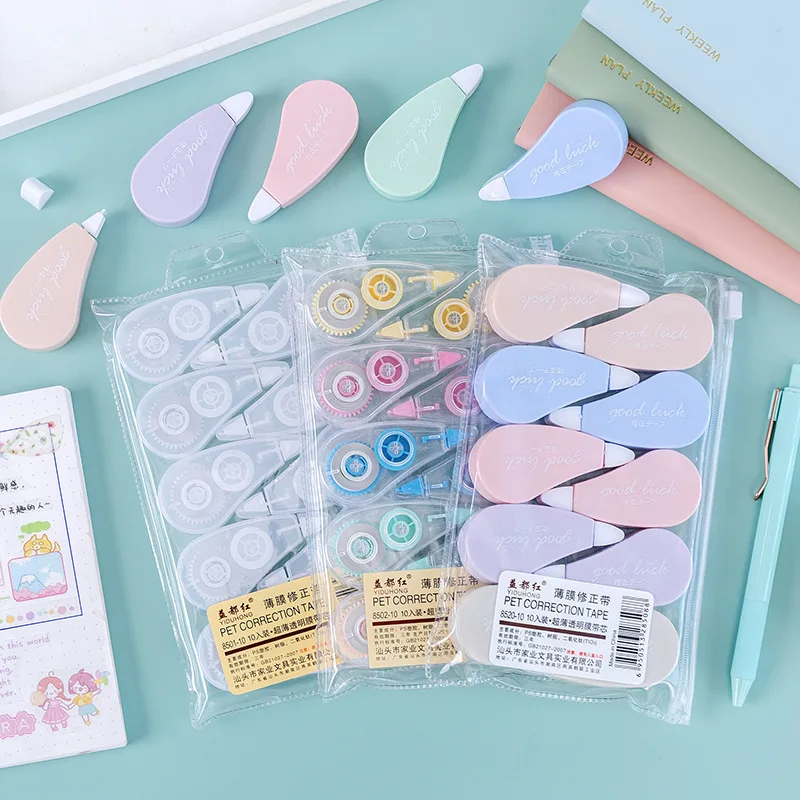 10pcs Cute Kawaii Morandi color Correction Tape Correct Belt Altered Tools School Office Corrector Stationery Supplies
10pcs Cute Kawaii Morandi color Correction Tape Correct Belt Altered Tools School Office Corrector Stationery Supplies