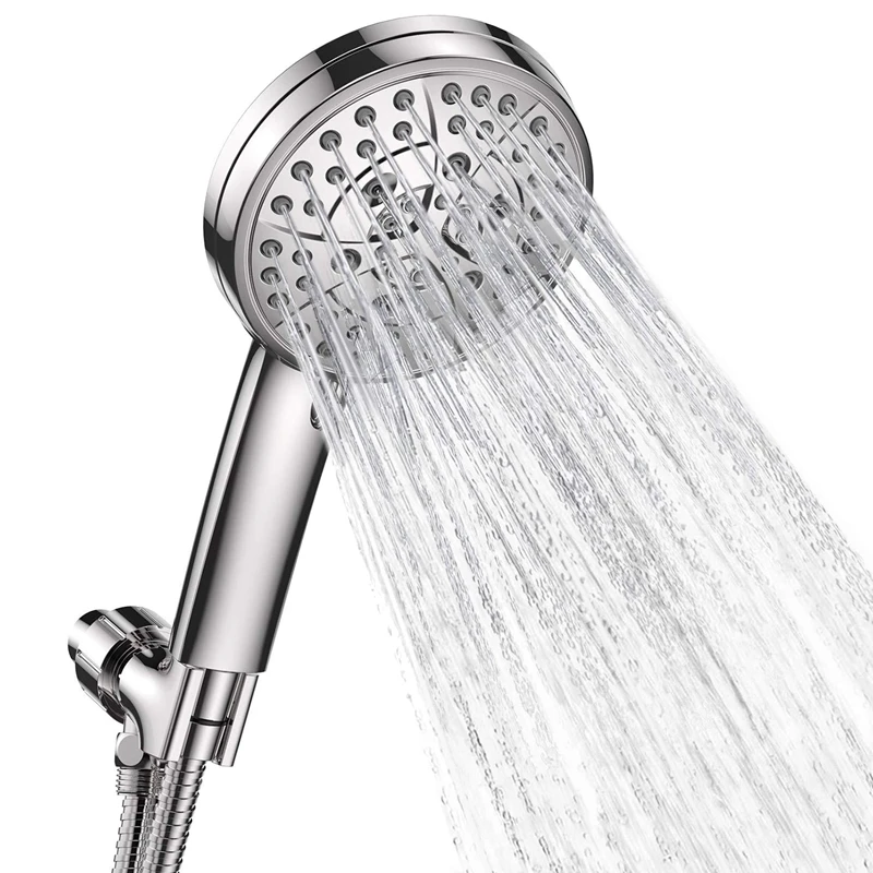 High Pressure Shower Head With Handheld,6 Spray Settings + 1 Power Jet Modes Shower With Hose And Adjustable Bracket
High Pressure Shower Head With Handheld,6 Spray Settings + 1 Power Jet Modes Shower With Hose And Adjustable Bracket