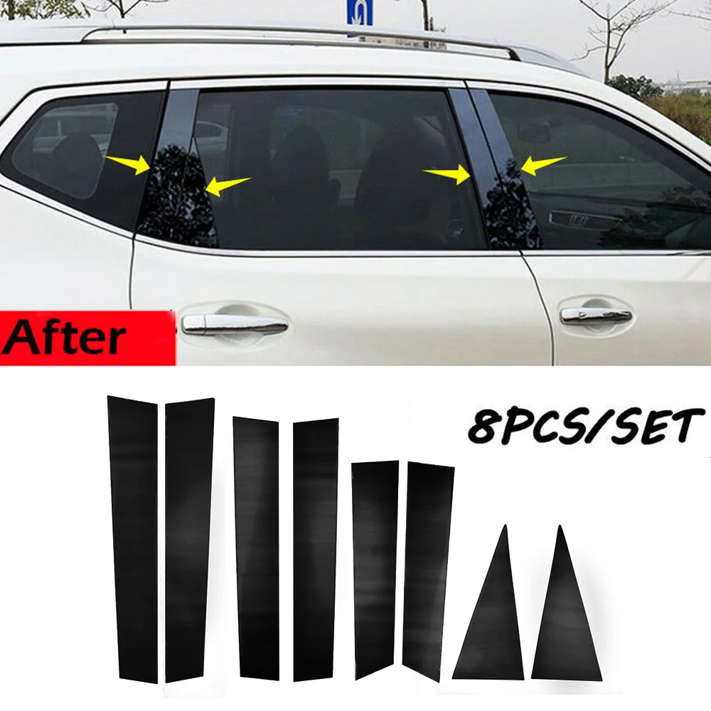8Pcs Black Mirror Effect Car Window Pillar Posts Cover Trim For Nissan X-Trail Rogue 2014-2018 Middle BC Column Car Stickers
8Pcs Black Mirror Effect Car Window Pillar Posts Cover Trim For Nissan X-Trail Rogue 2014-2018 Middle BC Column Car Stickers