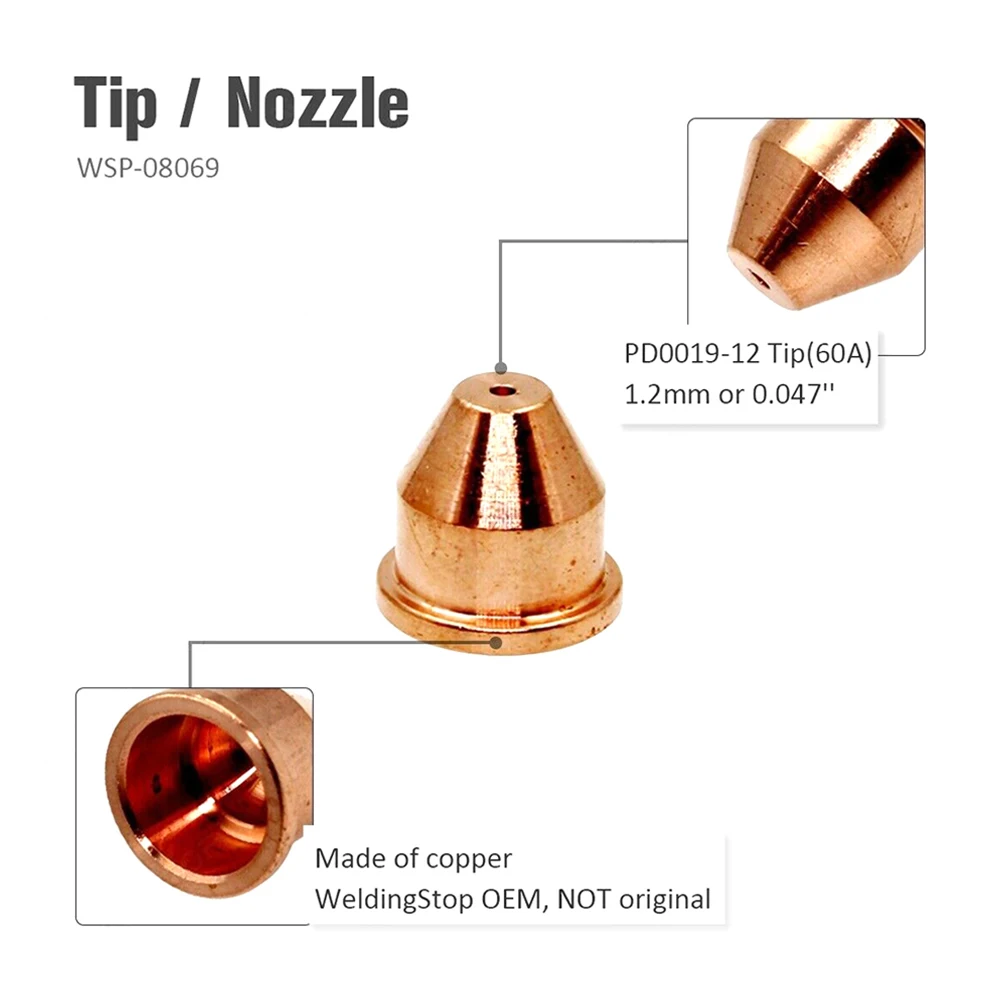 Upgrade Your Plasma Torch\\\\\\\\\\\\\\'s Cutting Ability with 48pcs Eastwood Versa Cut 60A High Quality Consumables for CB70
Upgrade Your Plasma Torch\\\\\\\\\\\\\\'s Cutting Ability with 48pcs Eastwood Versa Cut 60A High Quality Consumables for CB70