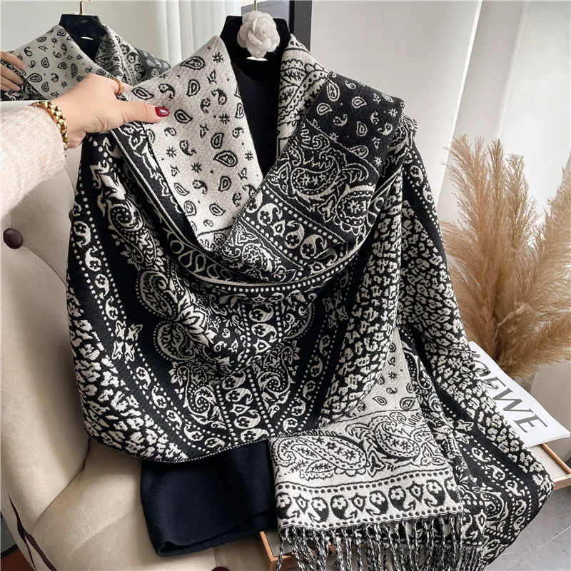 2022 Cashmere Shawl Scarf Women Winter Warm Pashmina Wraps Print Foulard Head Hijab Scarves Stoles Poncho Blanket Thick Echarpe
2022 Cashmere Shawl Scarf Women Winter Warm Pashmina Wraps Print Foulard Head Hijab Scarves Stoles Poncho Blanket Thick Echarpe