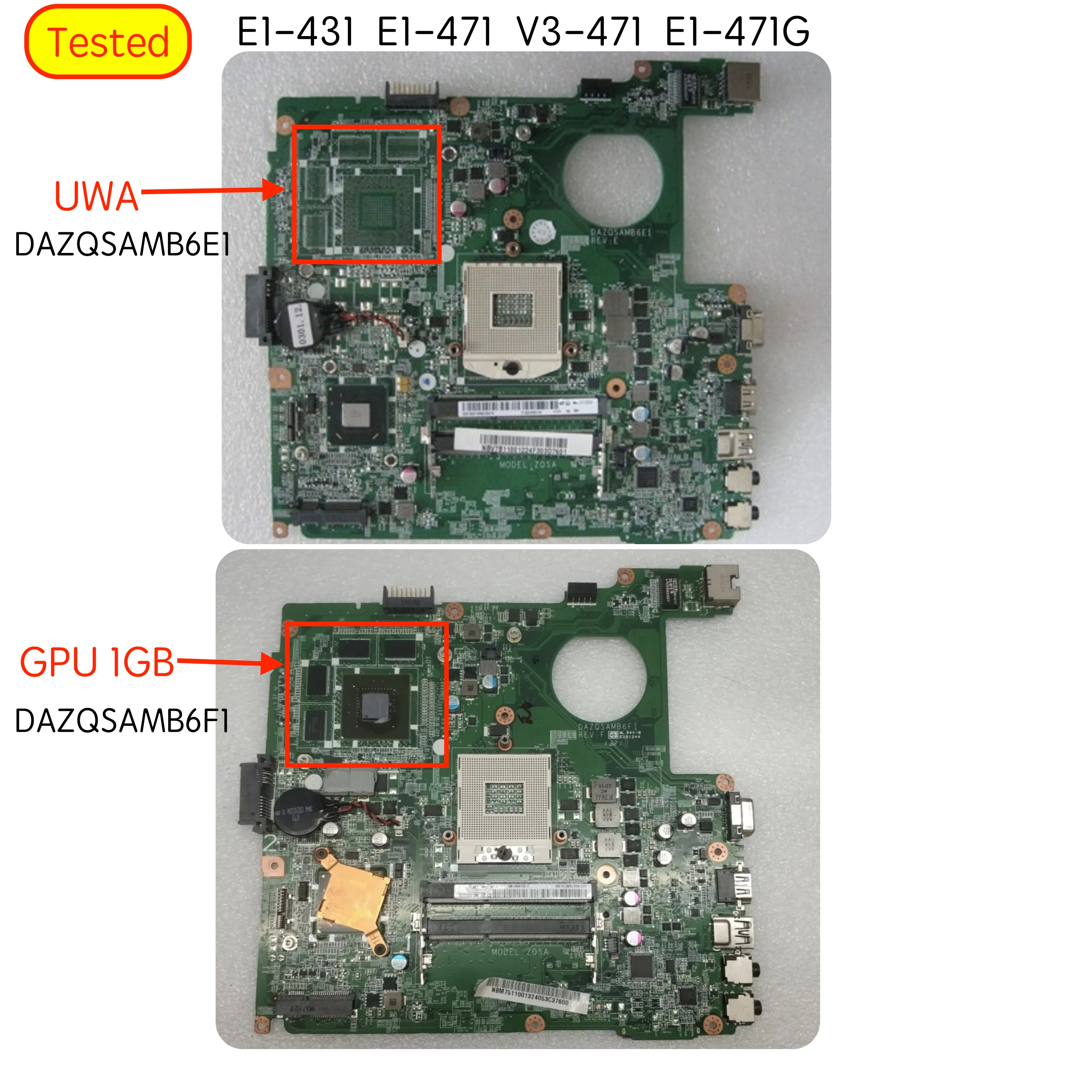 Материнская плата для ноутбука ACER Aspire E1-431 E1-471 V3-471 E1-471G DAZQSAMB6F1 DAZQSAMB6E1
Материнская плата для ноутбука ACER Aspire E1-431 E1-471 V3-471 E1-471G DAZQSAMB6F1 DAZQSAMB6E1