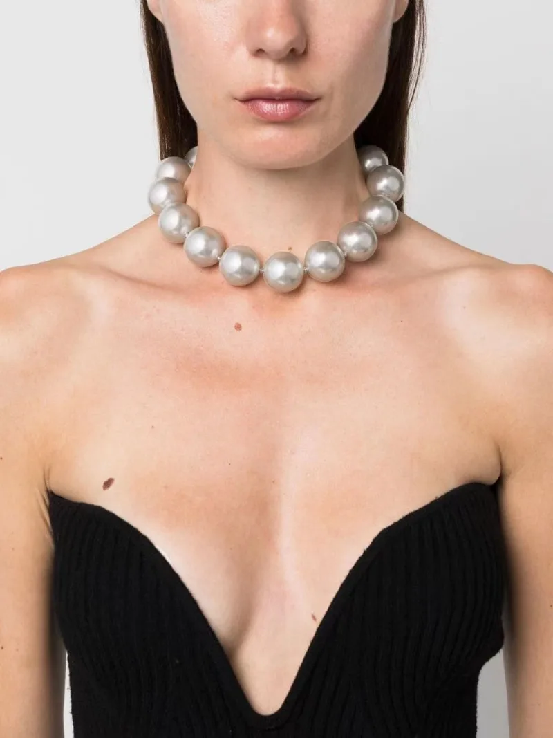 Timeless Wonder Fancy XL Geo Pearl Necklace for Women Designer Jewelry Goth Runway Rare Luxury Brand Trendy Rare Top 2614
Timeless Wonder Fancy XL Geo Pearl Necklace for Women Designer Jewelry Goth Runway Rare Luxury Brand Trendy Rare Top 2614