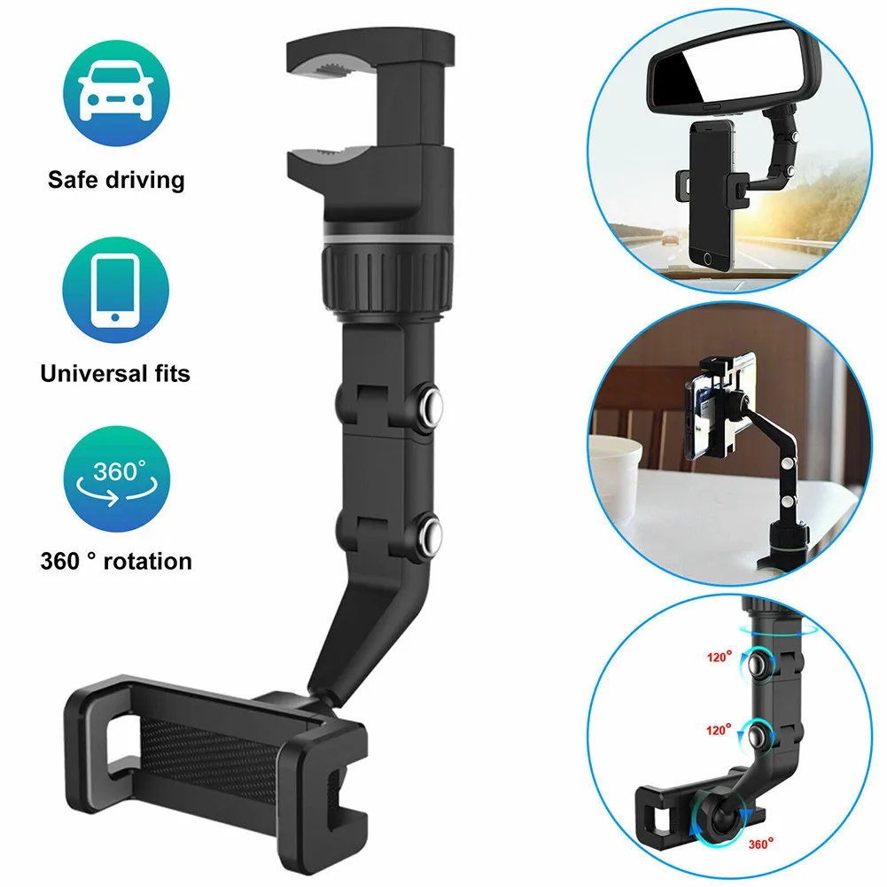 1PC Universal 360°Car Rear View Mirror Mount Holder Stand Retractable & Foldable For Phone For Samsung Black + Green
1PC Universal 360°Car Rear View Mirror Mount Holder Stand Retractable & Foldable For Phone For Samsung Black + Green