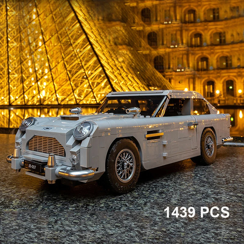 1439PCS Technical James Bond DB5 007 Classic Car Model Building Block fit 10262 Assemble Bricks Toys Gifts For for Adult Boy
1439PCS Technical James Bond DB5 007 Classic Car Model Building Block fit 10262 Assemble Bricks Toys Gifts For for Adult Boy
