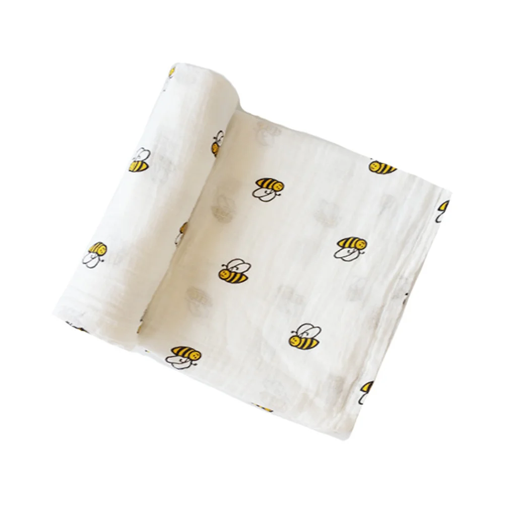 

Baby Blanket Swaddle Blankets Wrap Receiving Muslin Swaddling Cotton Boy Infant Towel Bath Newborn Neutral Stretchy Infants