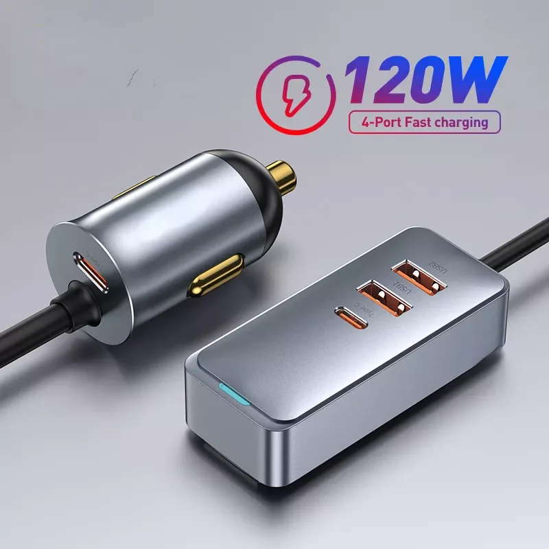 NEW2023 120W PD Car Charger Quick Charger QC 3.0 PD 3.0 13 12 Type-C USB Charger Portable USB Charger
NEW2023 120W PD Car Charger Quick Charger QC 3.0 PD 3.0 13 12 Type-C USB Charger Portable USB Charger