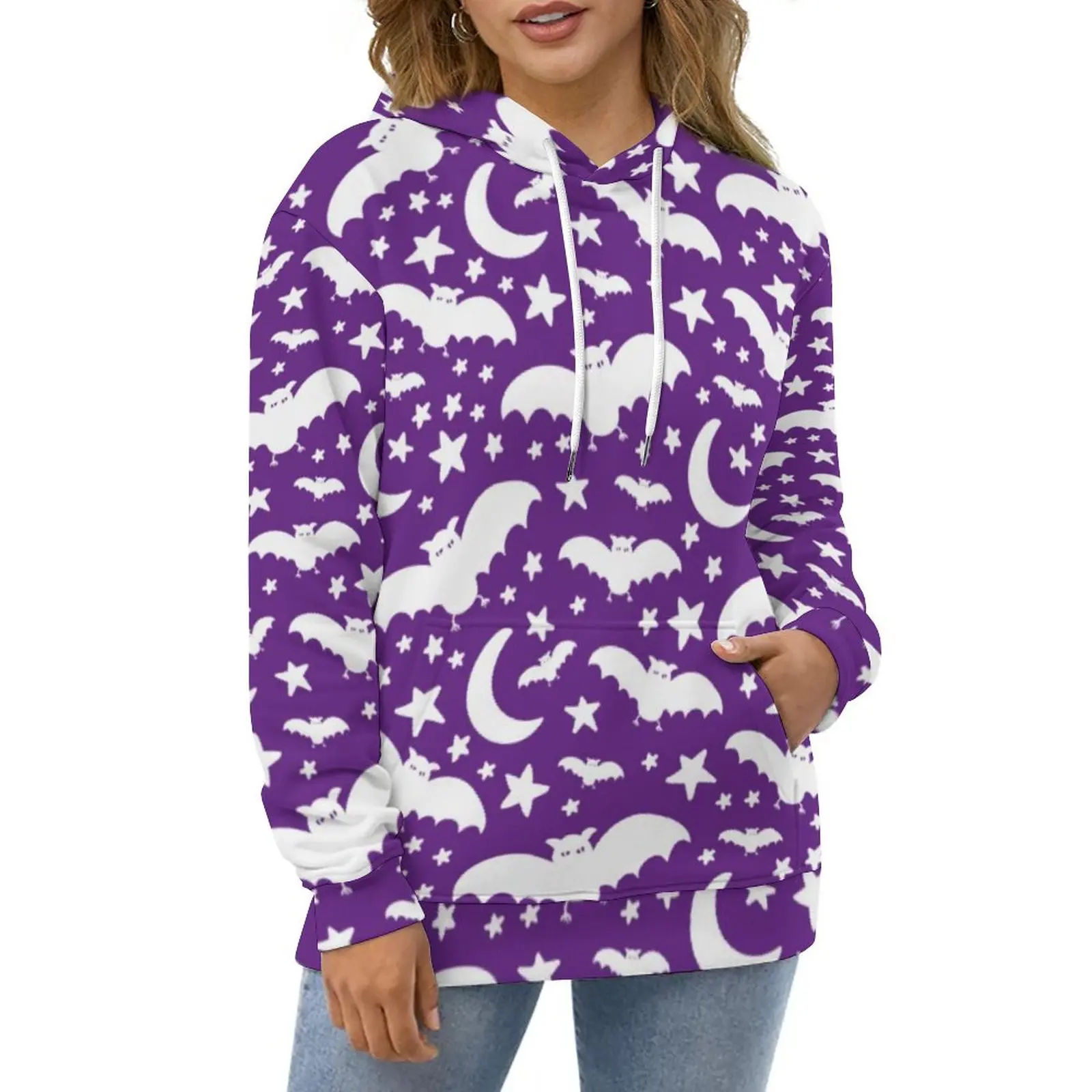 Женская толстовка с капюшоном, с длинным рукавом и графическим принтом
Женская толстовка с капюшоном, с длинным рукавом и графическим принтом