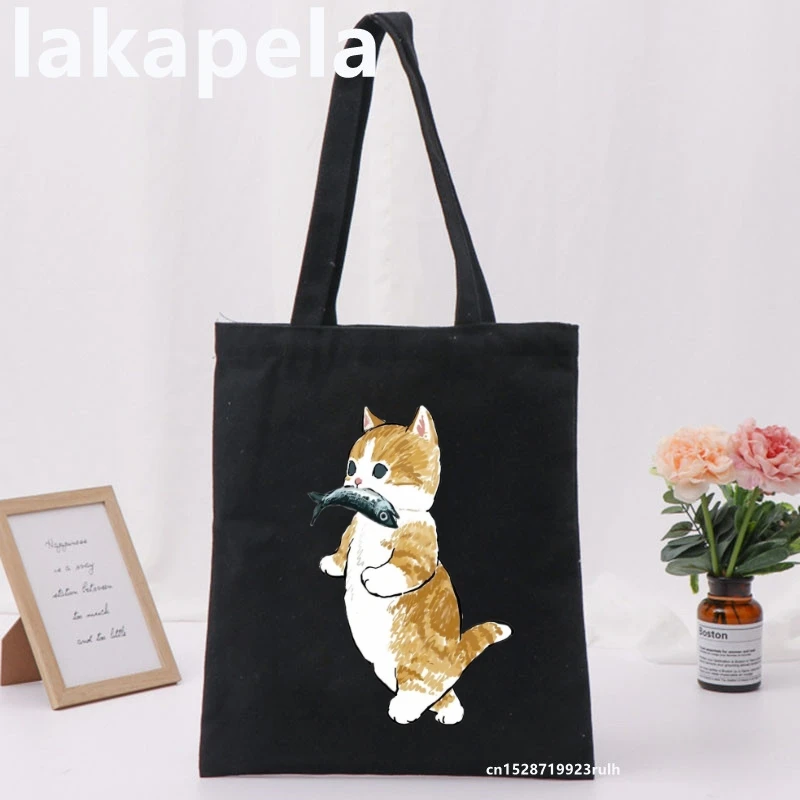 Bag Kawaii Fish Cat Print Girl Women Shoulder Bags Canvas Casual Ins Large Shopper Street Handbag Wallet Women Shopper Tote Bag
Bag Kawaii Fish Cat Print Girl Women Shoulder Bags Canvas Casual Ins Large Shopper Street Handbag Wallet Women Shopper Tote Bag
