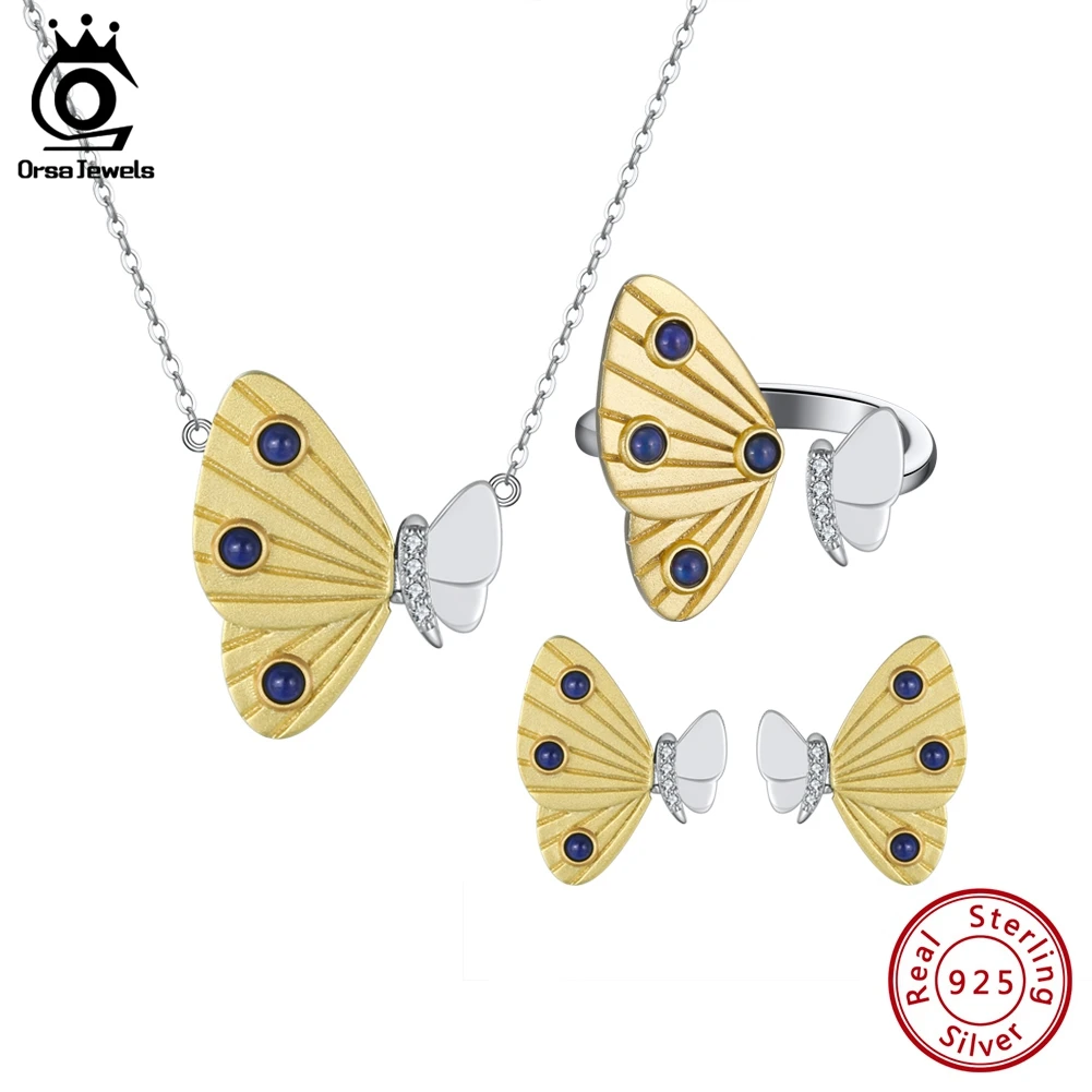 ORSA JEWELS натуральный Лазурит Бабочка ожерелье серьги кольцо набор 14K Золотые Ювелирные наборы покрытые женщина подарок на день рождения SSGM11
ORSA JEWELS натуральный Лазурит Бабочка ожерелье серьги кольцо набор 14K Золотые Ювелирные наборы покрытые женщина подарок на день рождения SSGM11